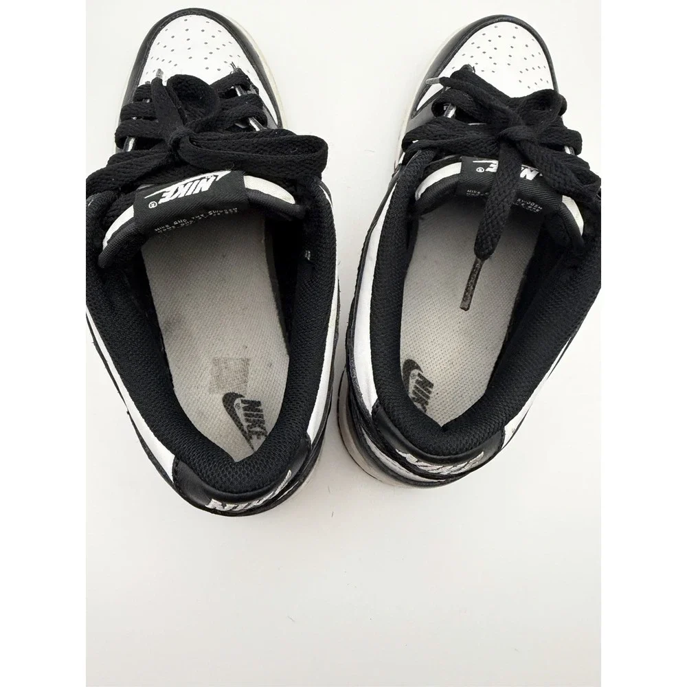 Nike Dunk Low Retro Panda Black White Youth 6.5Y Sneakers DD1391-100